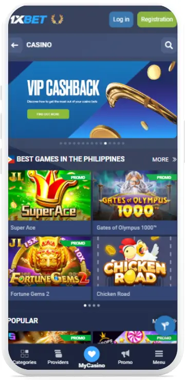 1xBet Vip Cashback